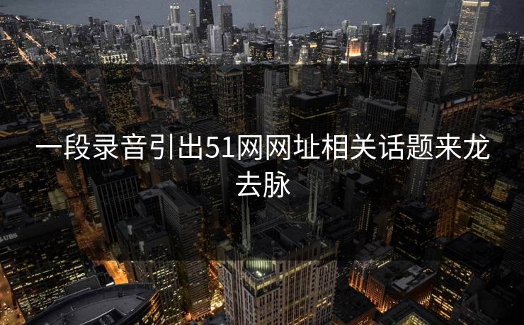 一段录音引出51网网址相关话题来龙去脉 一段录音引出51网网址相关话题来龙去脉